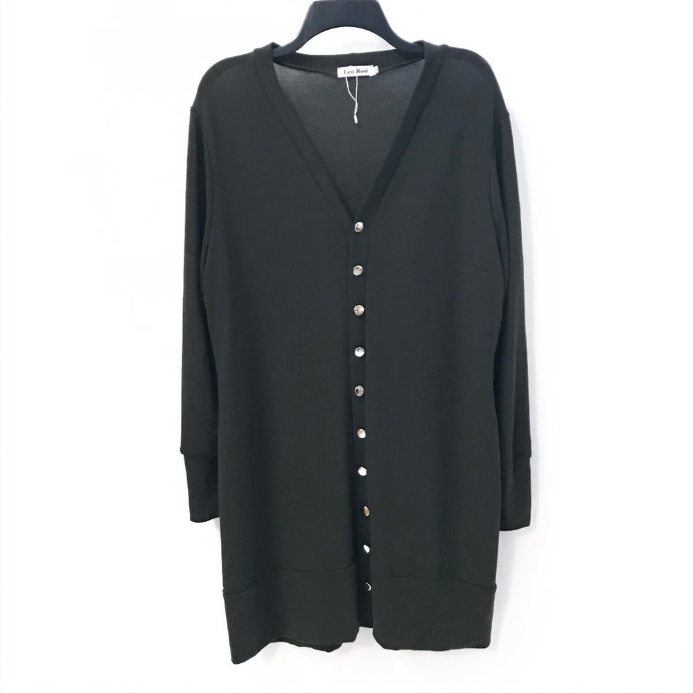 Leo Rosi Cardigan Suzy Style Lightweight Long Button Up